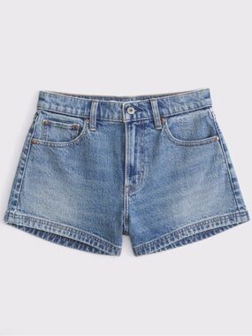 A&F High Rise 90s Relaxed Cutoff Shorts